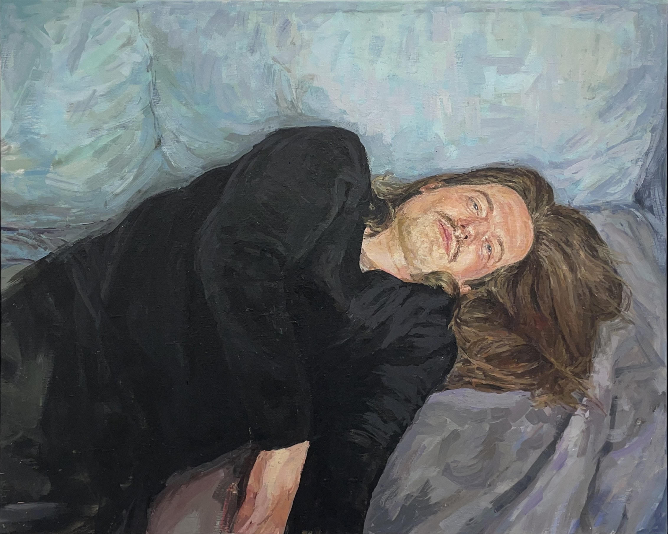 Man lying on my sofa- Angeliki Tsoukala